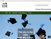 Tablet Screenshot of my4yearplan.com